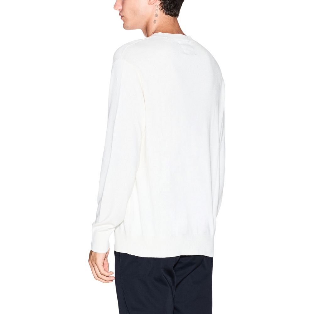 Sweat-shirt Armani Exchange en viscose crème