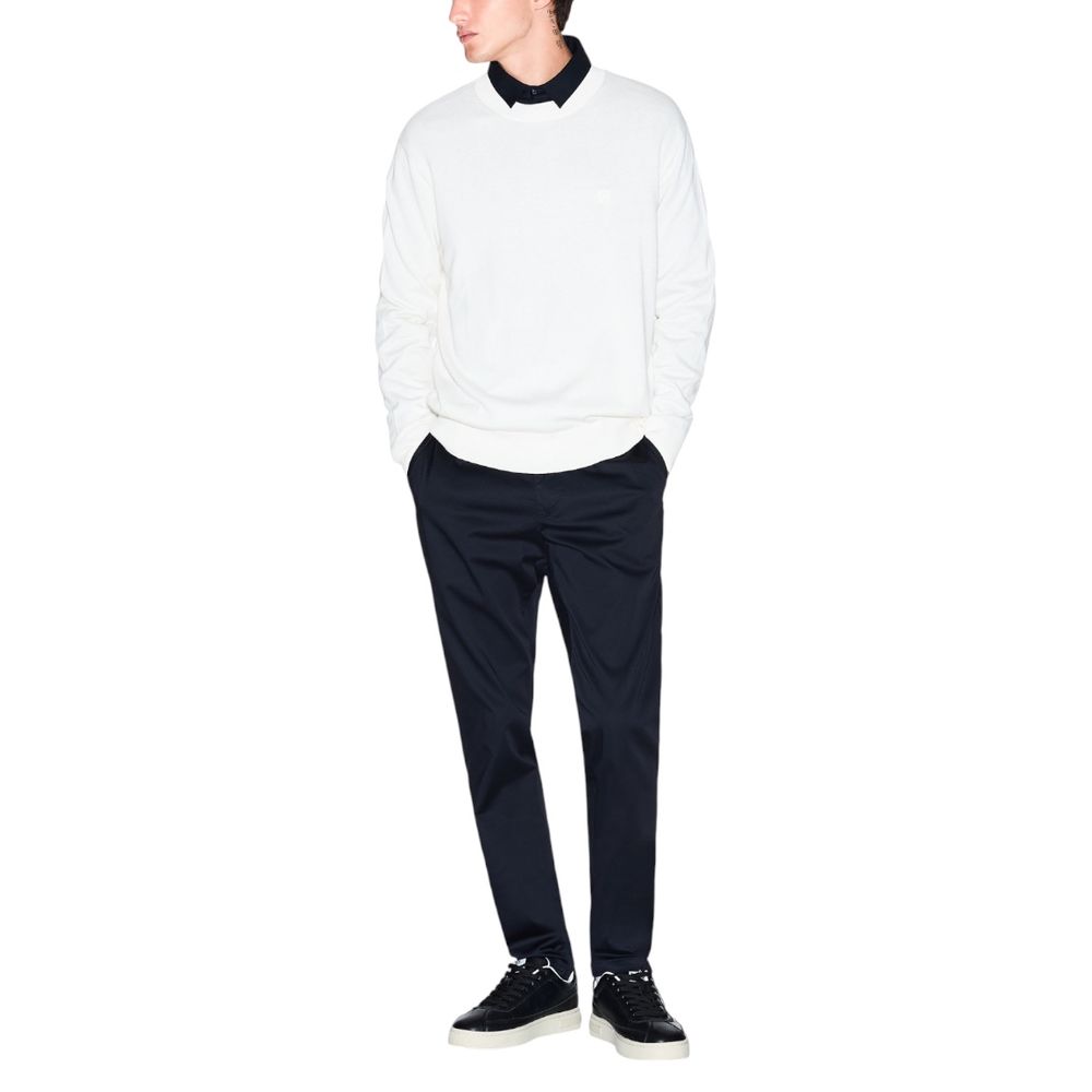 Sweat-shirt Armani Exchange en viscose crème