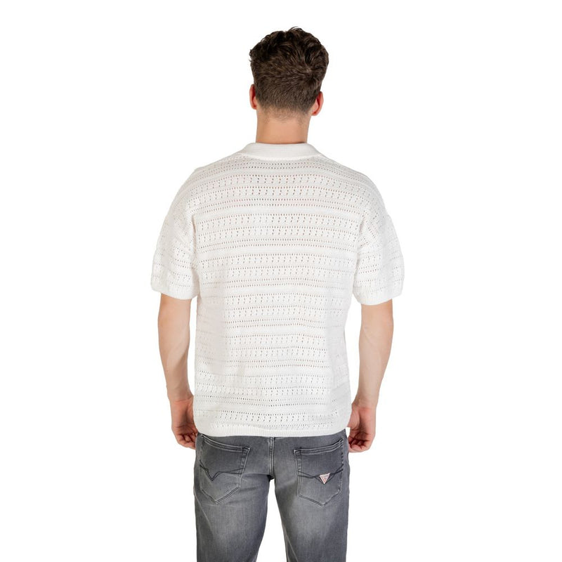 Only & Sons White Cotton Shortsleeve Shirt - ONSGRAYSON DS