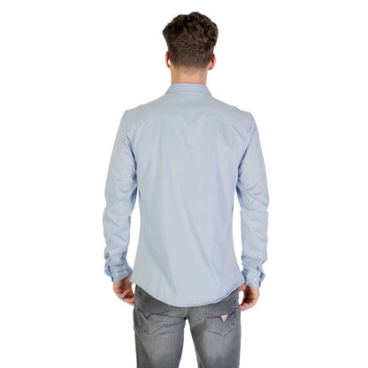 Only & Sons Blauw Katoenen Overhemd