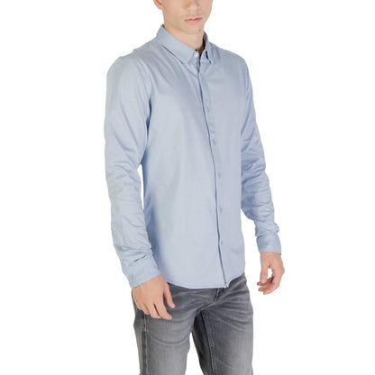 Only & Sons Blauw Katoenen Overhemd