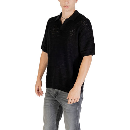 Polo Only & Sons en coton noir