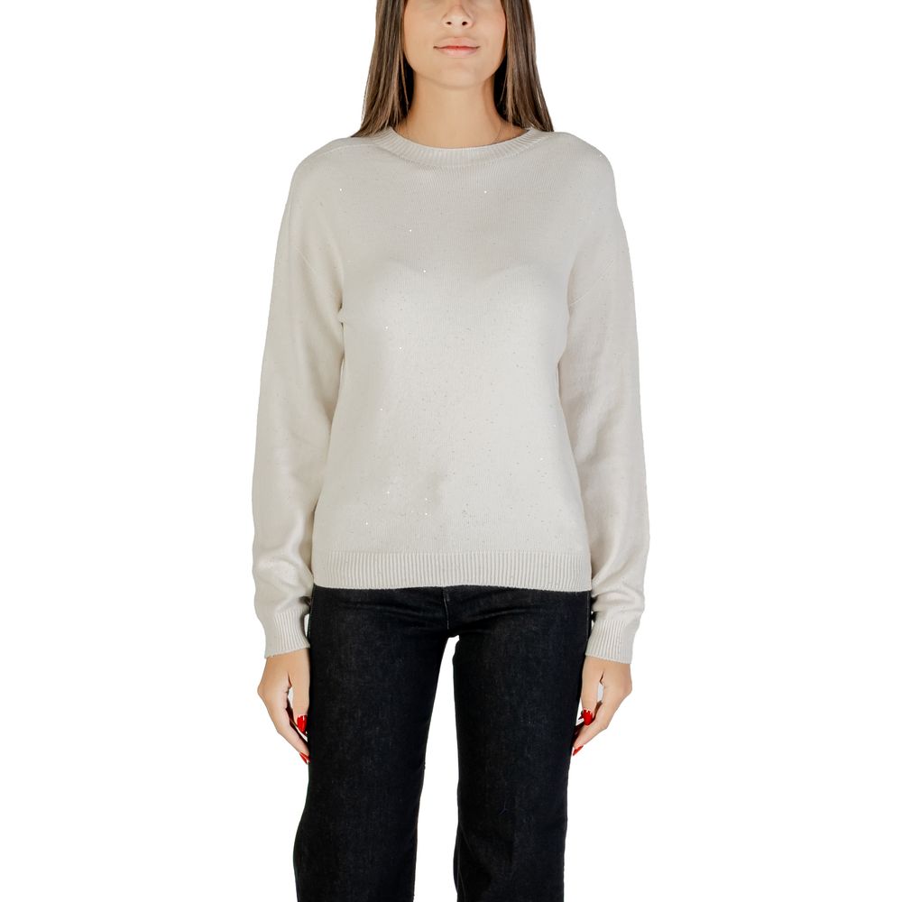 Liu Jo MAGLIA CHIUSA M/L MF5483 MA27R White Viscose Sweatshirt