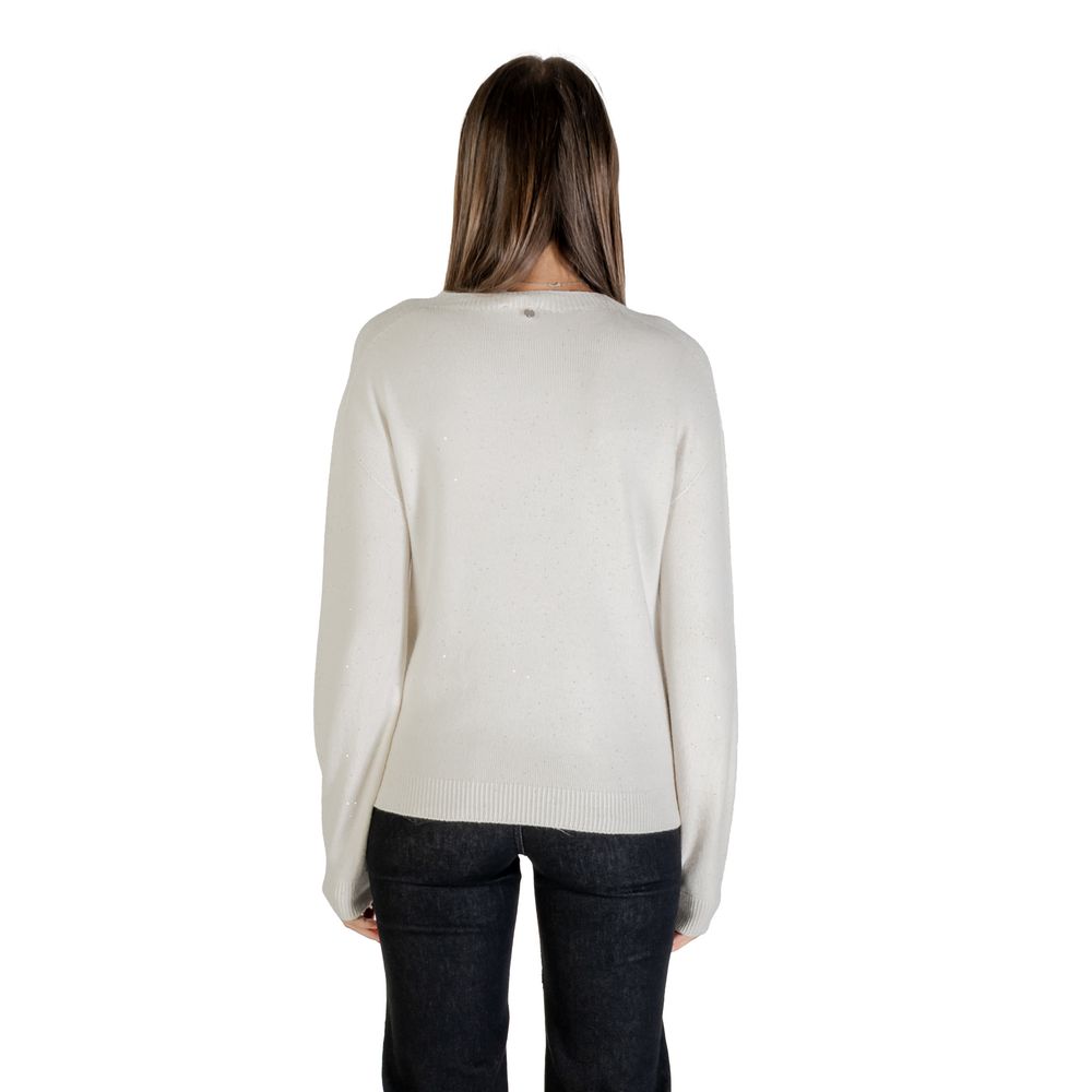 Liu Jo MAGLIA CHIUSA M/L MF5483 MA27R White Viscose Sweatshirt