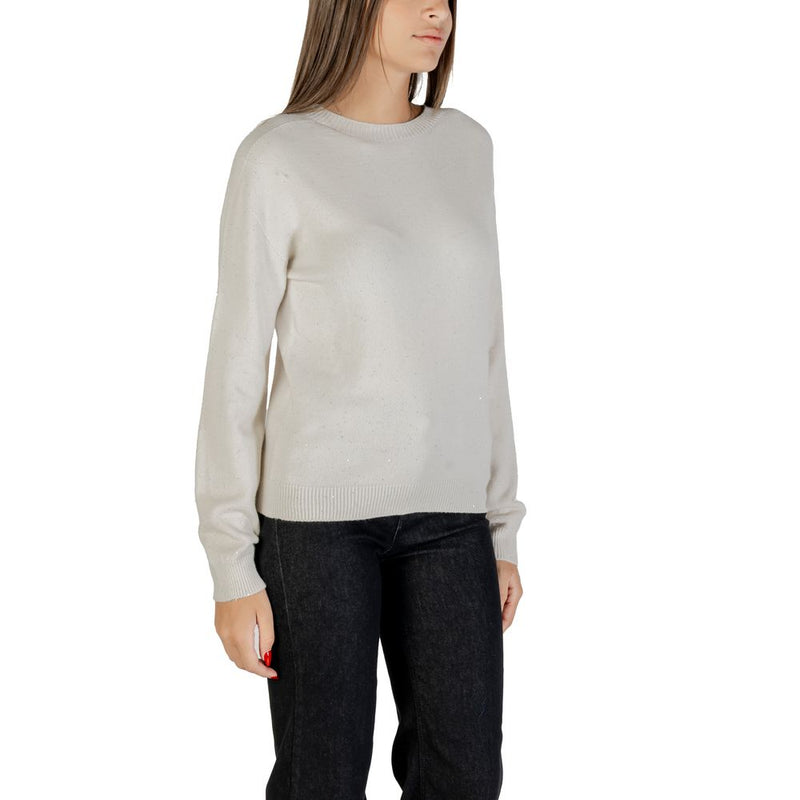 Liu Jo MAGLIA CHIUSA M/L MF5483 MA27R White Viscose Sweatshirt