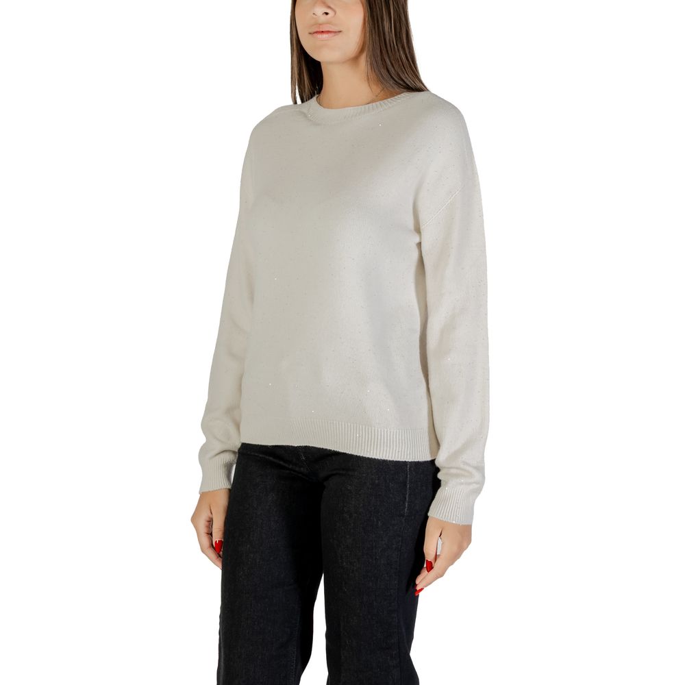 Liu Jo MAGLIA CHIUSA M/L MF5483 MA27R White Viscose Sweatshirt