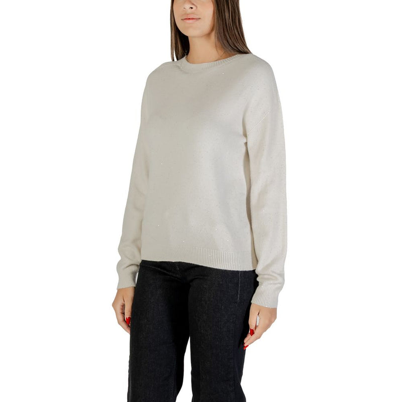 Liu Jo MAGLIA CHIUSA M/L MF5483 MA27R White Viscose Sweatshirt