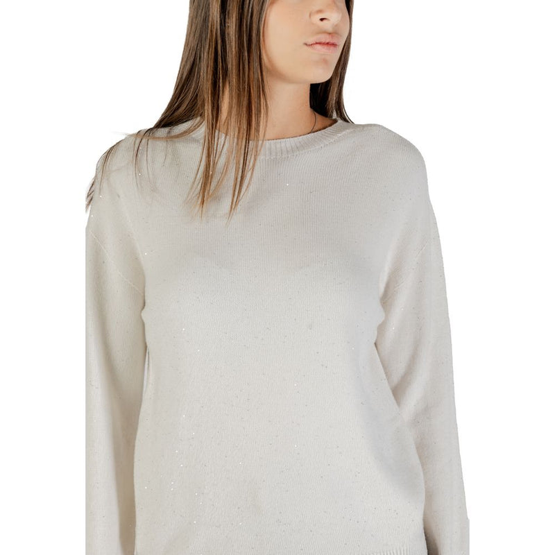 Liu Jo MAGLIA CHIUSA M/L MF5483 MA27R White Viscose Sweatshirt