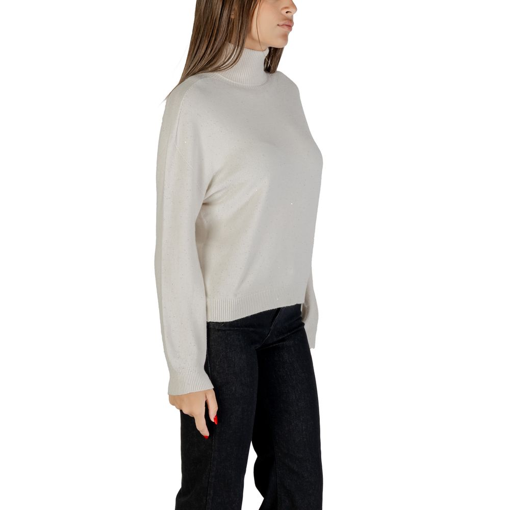 Liu Jo White Viscose Sweatshirt MF5234 MA27R