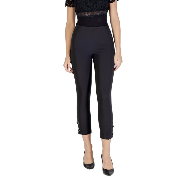 Rinascimento CFC0125414003 Black Casual Pants for Women