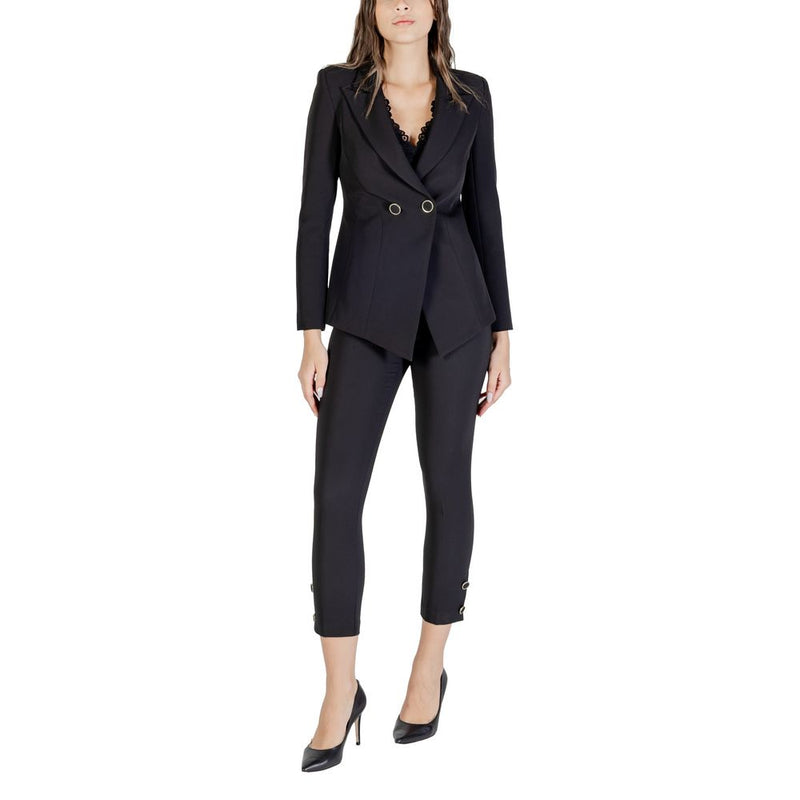Rinascimento CFC0125414003 Black Casual Pants for Women
