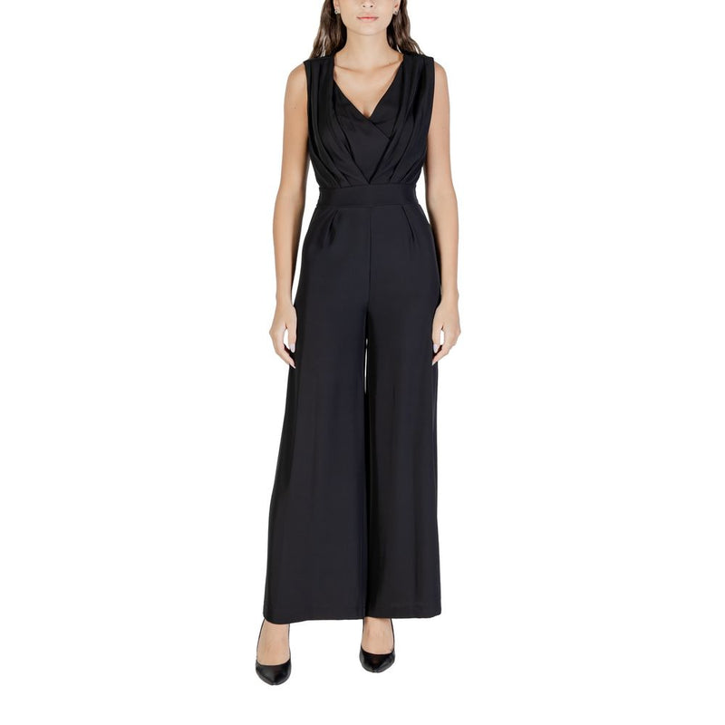 Rinascimento CFC0125311003 Black Polyester Jumpsuit for Women