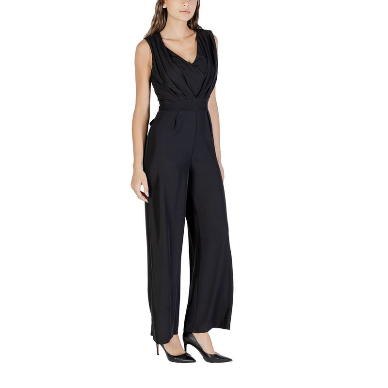 Rinascimento CFC0125311003 Black Polyester Jumpsuit for Women