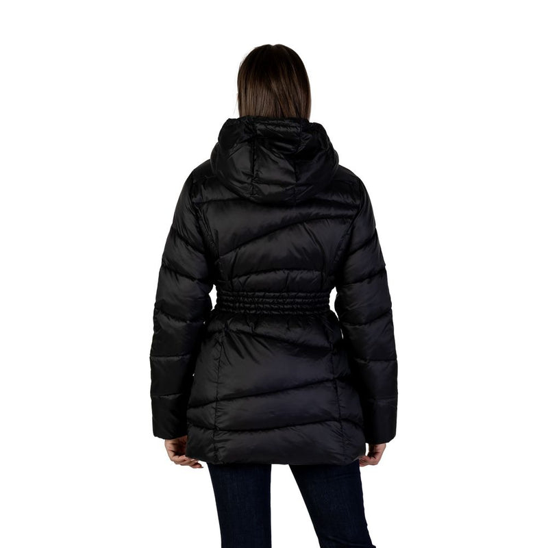 EA7 Emporio Armani Women's Black Polyamide Bomber Jacket