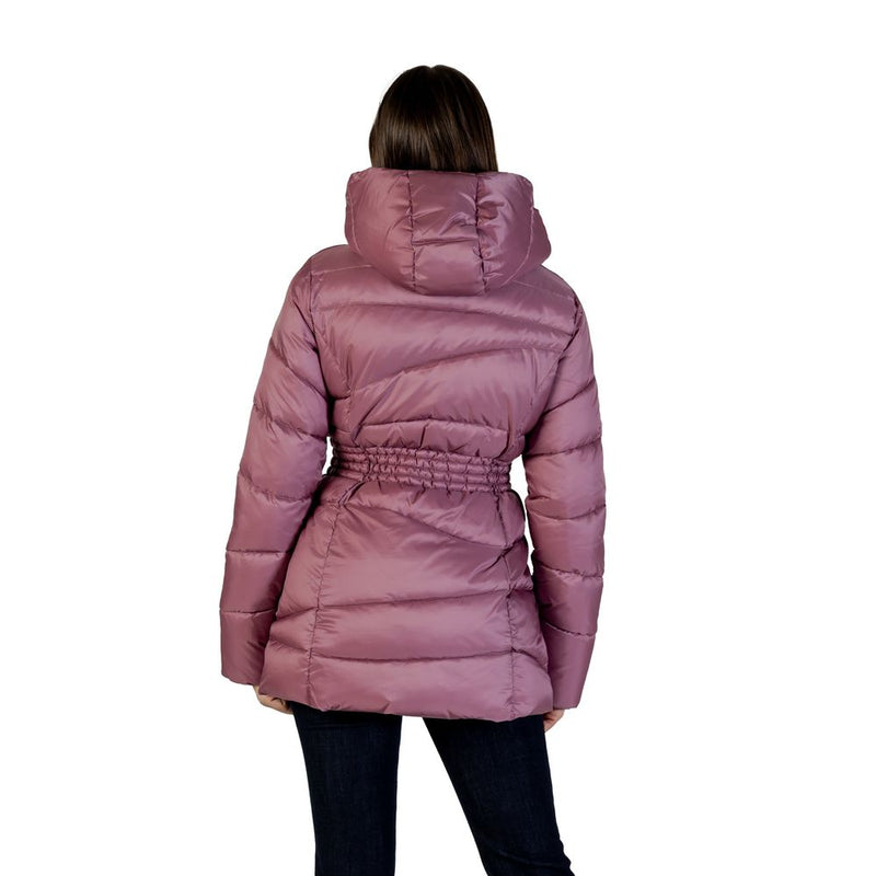 EA7 Emporio Armani Women's Purple Polyamide Bomber Jacket