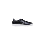 EA7 Emporio Armani Black and White Leather Sneakers for Men