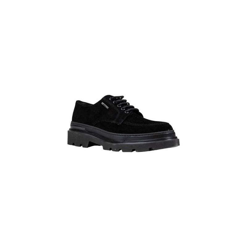 Antony Morato Black Leather Derby Shoes for Men - Stylish Comfort