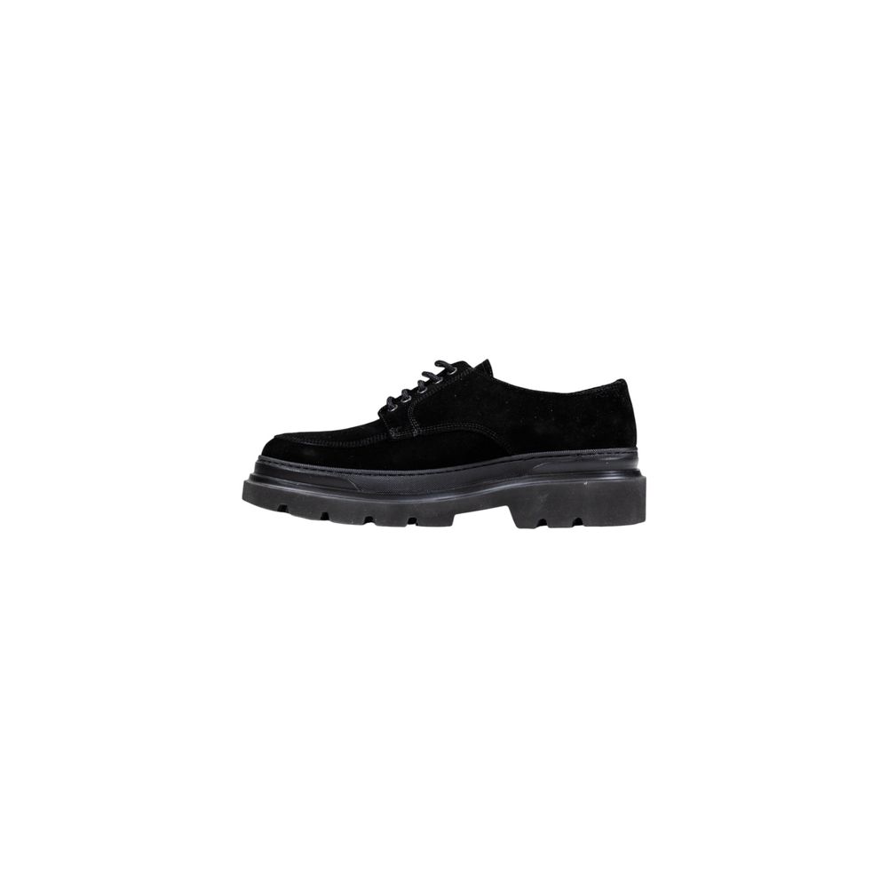 Antony Morato Black Leather Derby Shoes for Men - Stylish Comfort