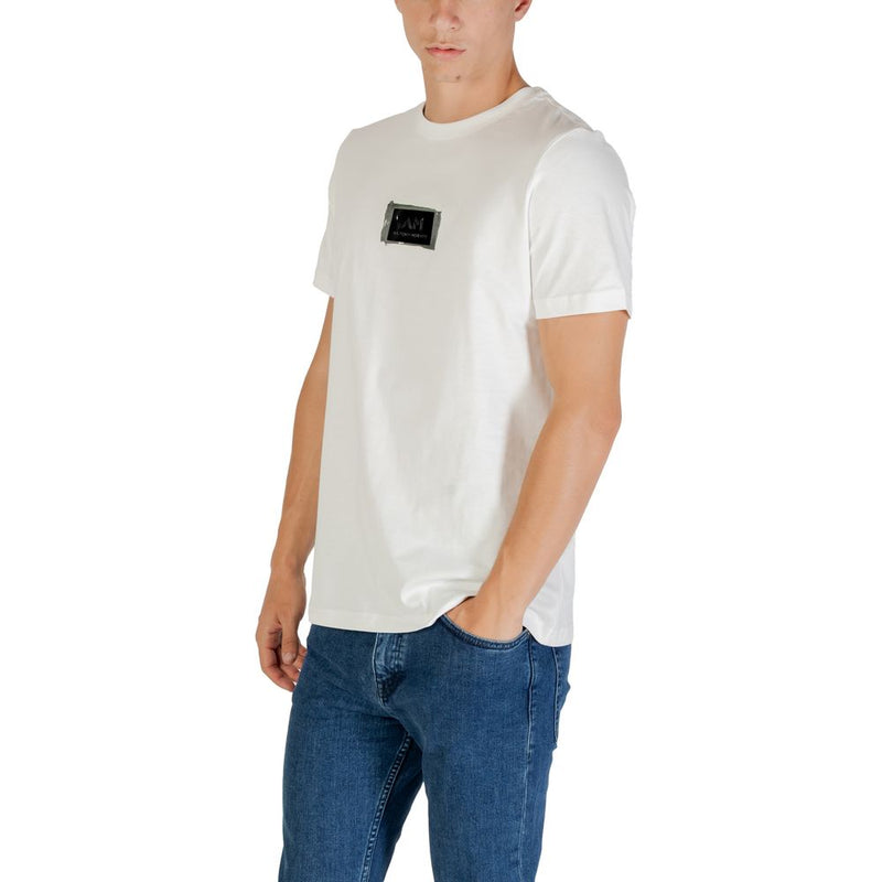 Antony Morato White Cotton T-Shirt for Men