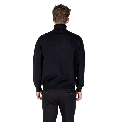 Antony Morato Zwart Viscose Sweatshirt
