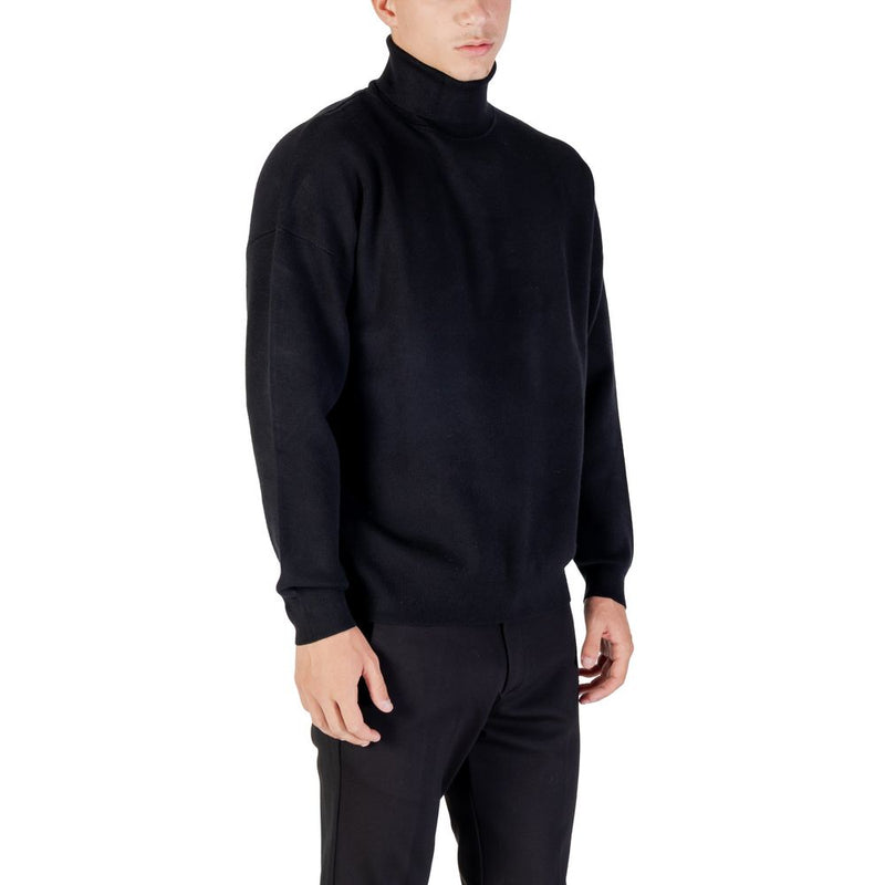 Antony Morato STUTTGART RELAXED FIT Black Viscose Sweatshirt