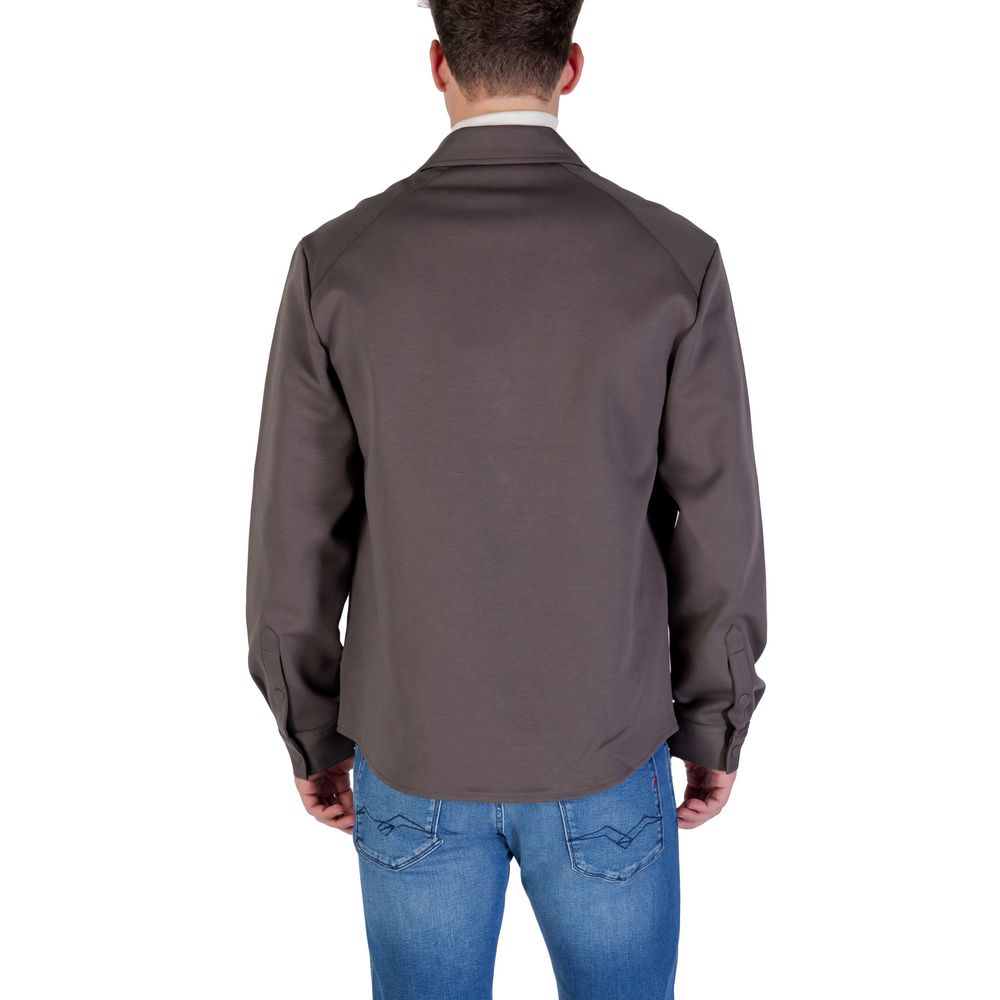 Antony Morato MMSL00771-FA150168 Green Denim Shirt for Men