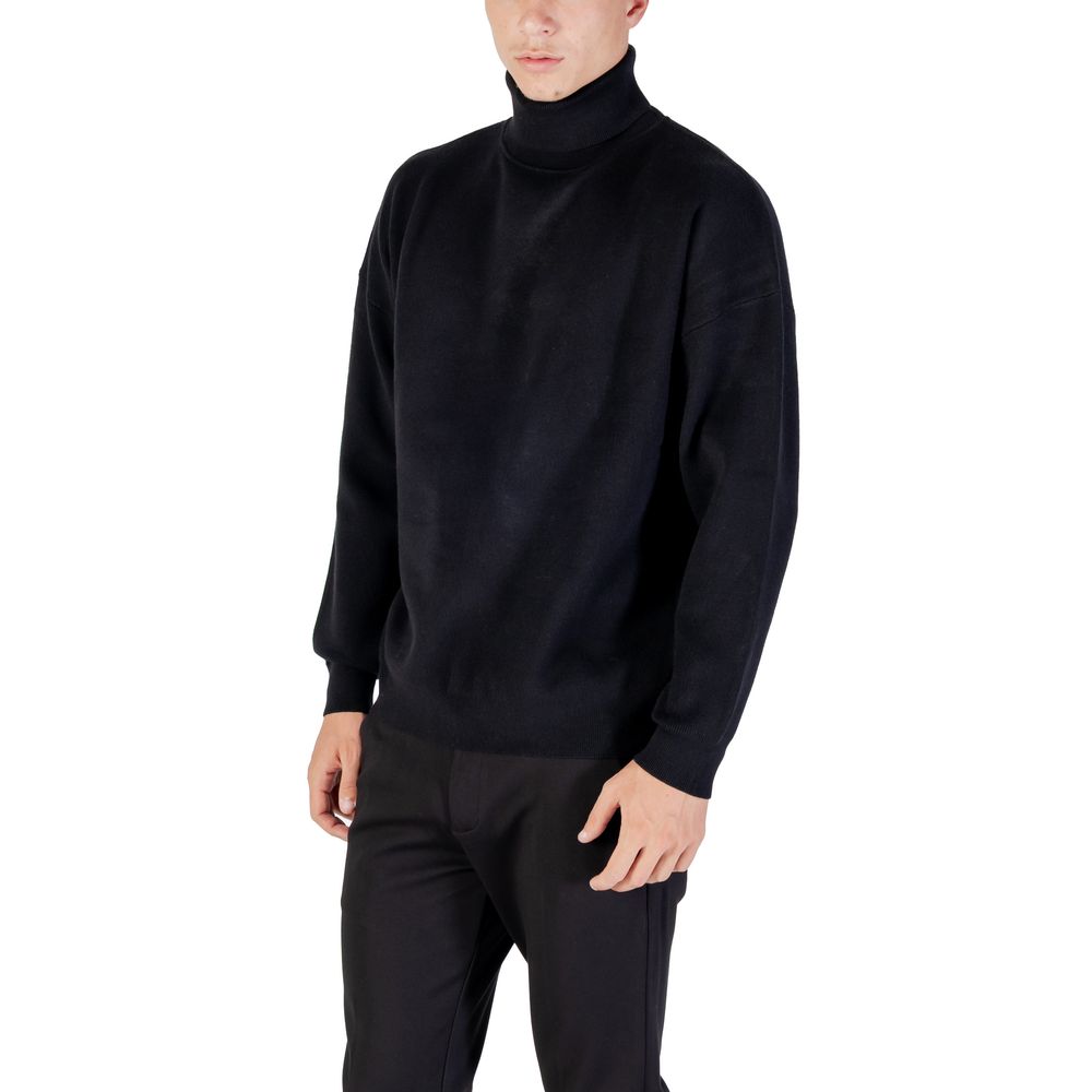 Antony Morato STUTTGART RELAXED FIT Black Viscose Sweatshirt