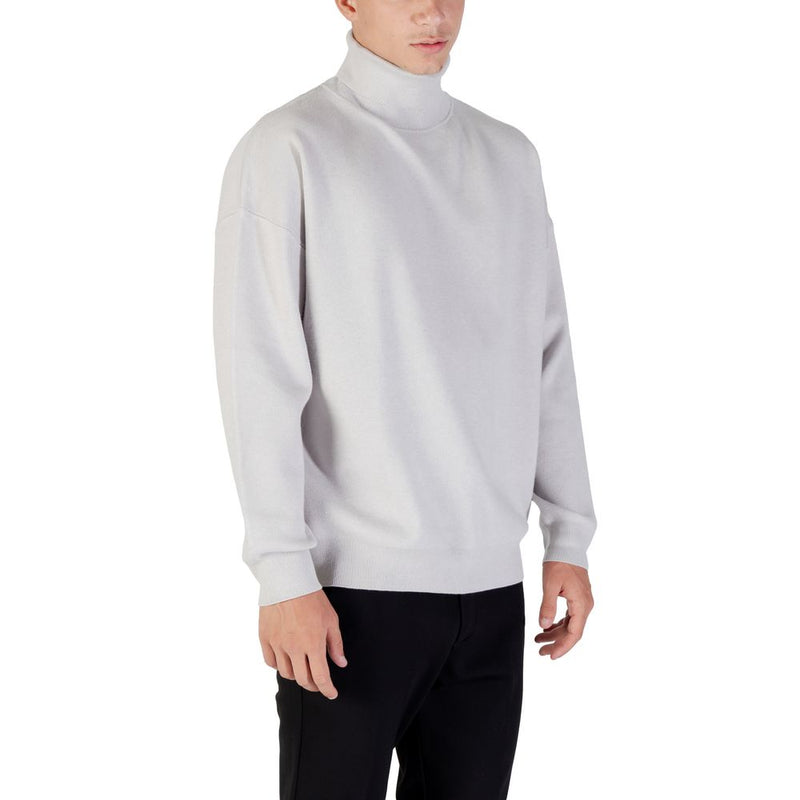 Antony Morato STUTTGART RELAXED FIT Gray Viscose Sweatshirt