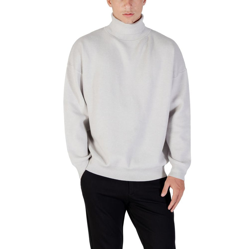 Antony Morato STUTTGART RELAXED FIT Gray Viscose Sweatshirt