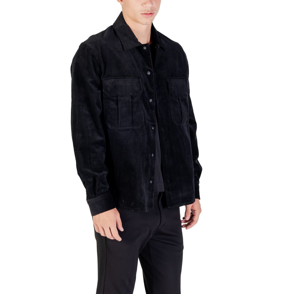 Antony Morato MMSL00770-FA300030 Black Cotton Shirt