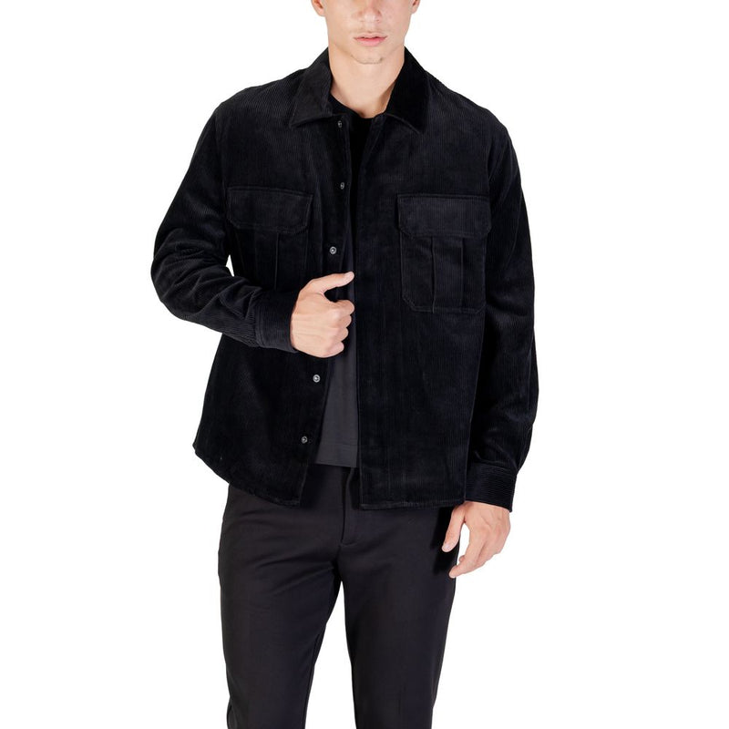 Antony Morato MMSL00770-FA300030 Black Cotton Shirt