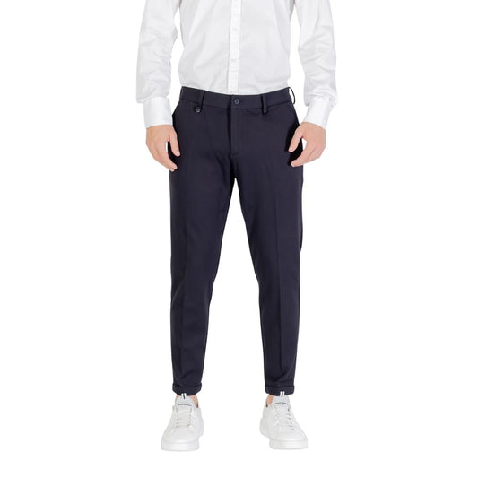Antony Morato ASHE Super Skinny Fit Blue Viscose Casual Pants