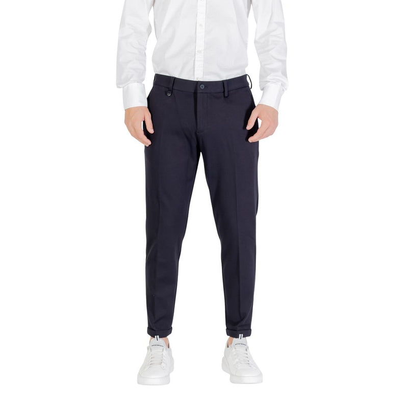Antony Morato ASHE Super Skinny Fit Blue Viscose Casual Pants