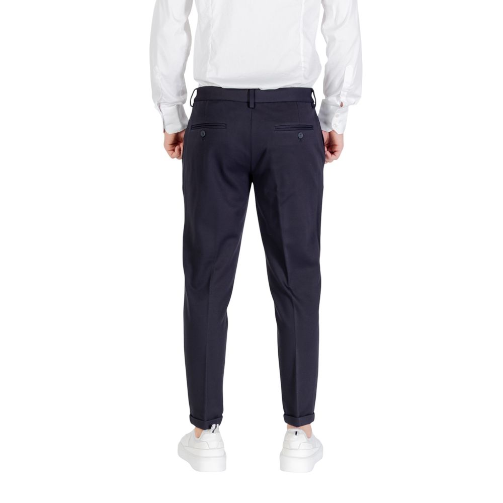 Antony Morato ASHE Super Skinny Fit Blue Viscose Casual Pants