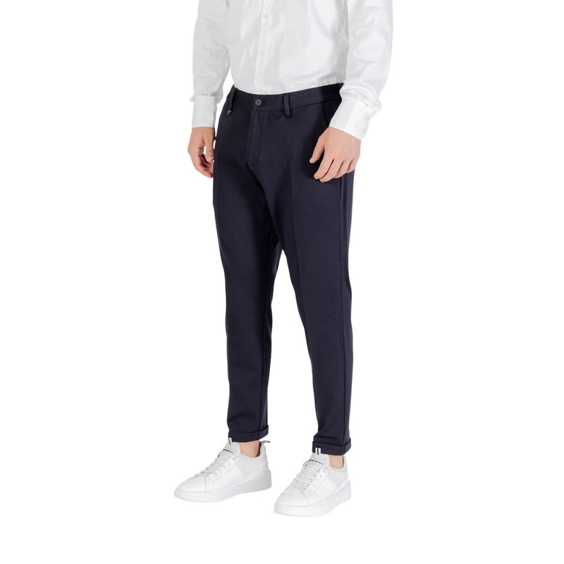 Antony Morato ASHE Super Skinny Fit Blue Viscose Casual Pants