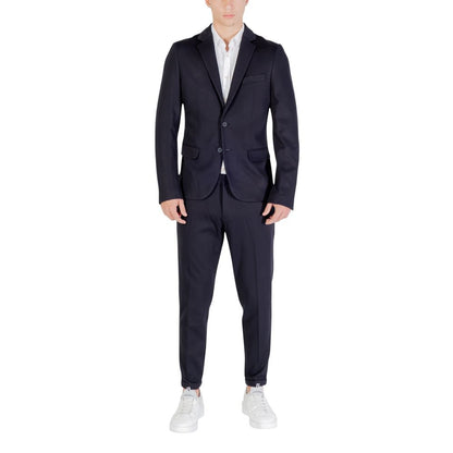 Antony Morato Blauwe Viscose Casual Broek