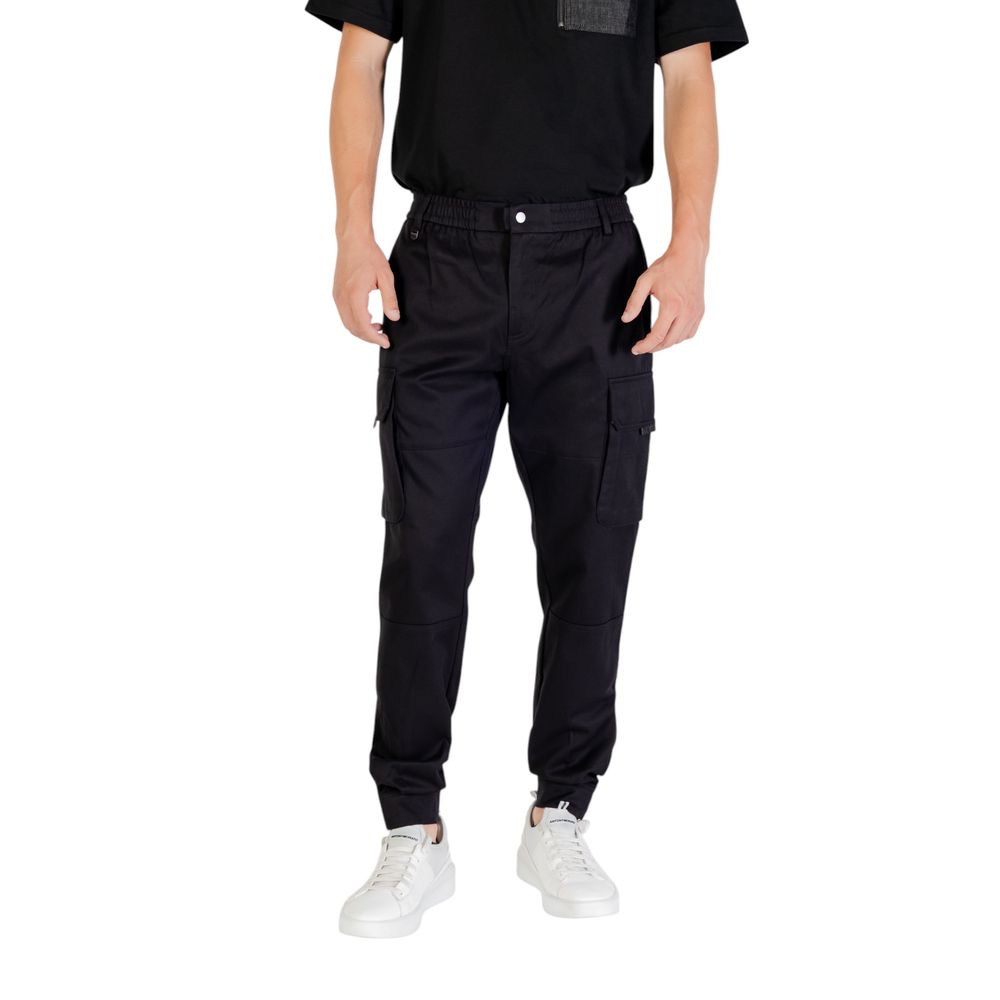 Antony Morato ELTON Regular Fit Black Viscose Casual Pants