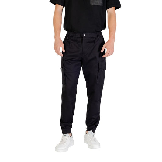 Antony Morato ELTON Regular Fit Black Viscose Casual Pants