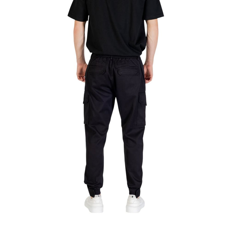 Antony Morato ELTON Regular Fit Black Viscose Casual Pants
