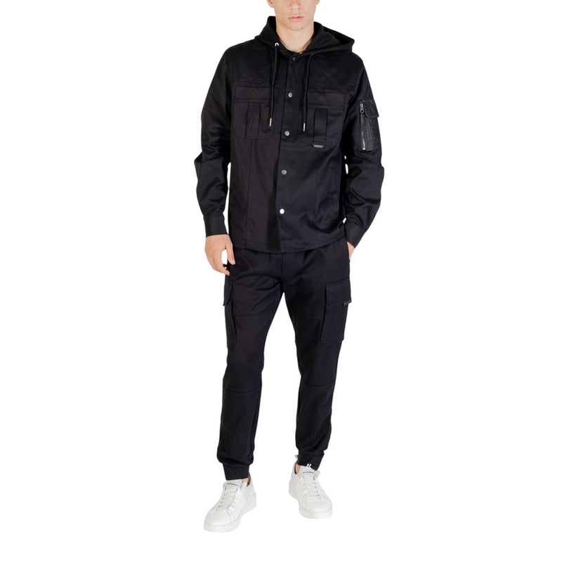 Antony Morato ELTON Regular Fit Black Viscose Casual Pants