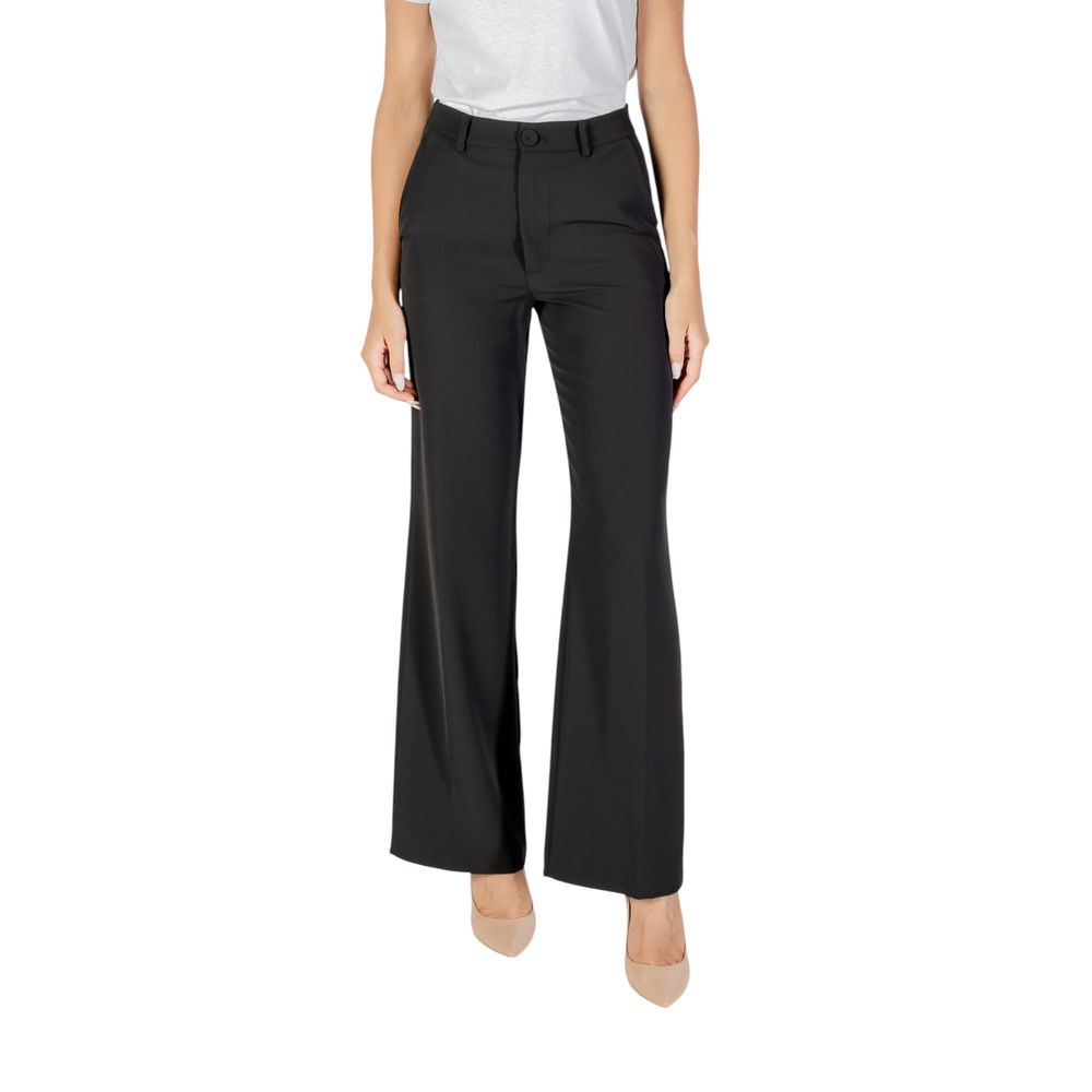 Rinascimento CFC0124990003 Black Casual Pants for Women