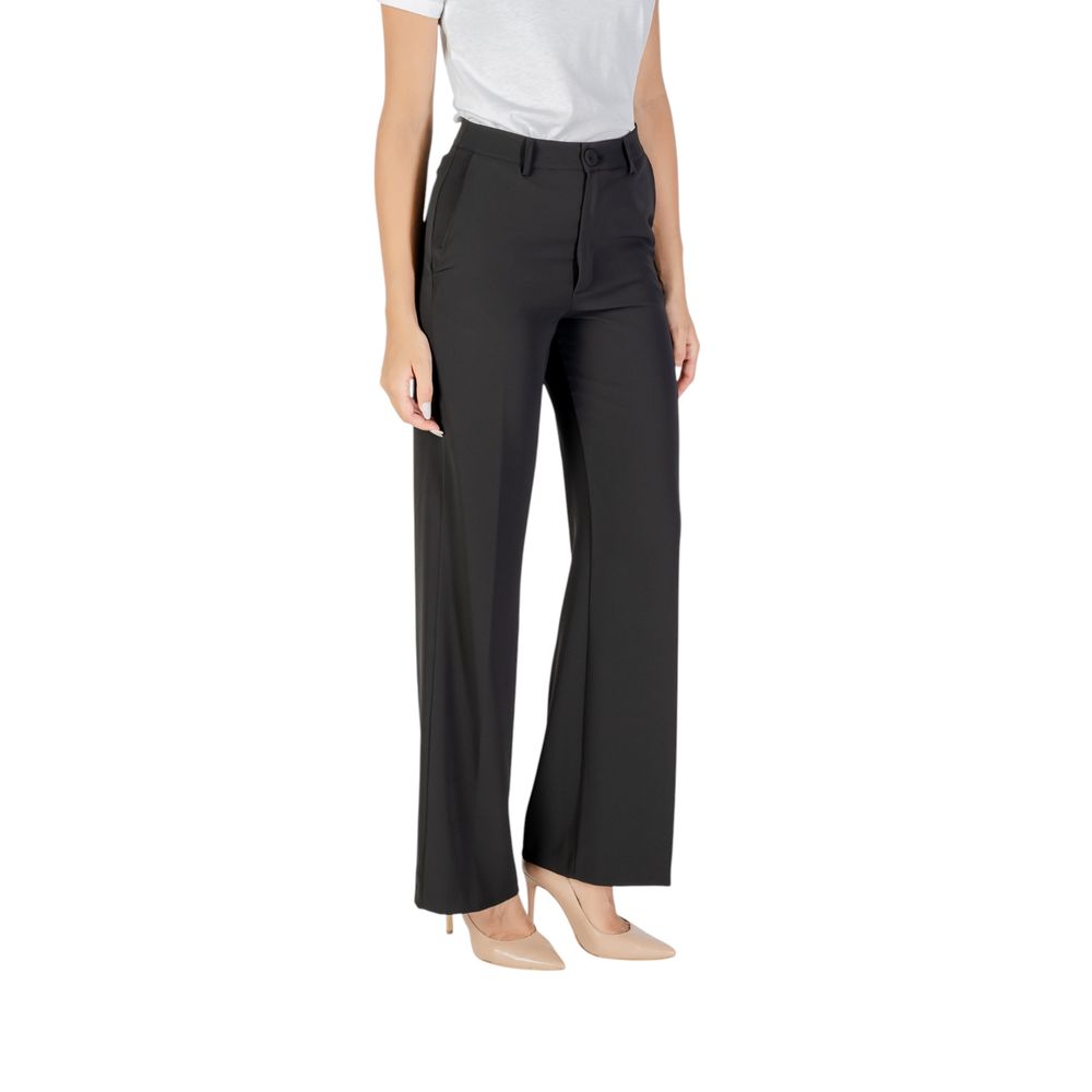 Rinascimento CFC0124990003 Black Casual Pants for Women