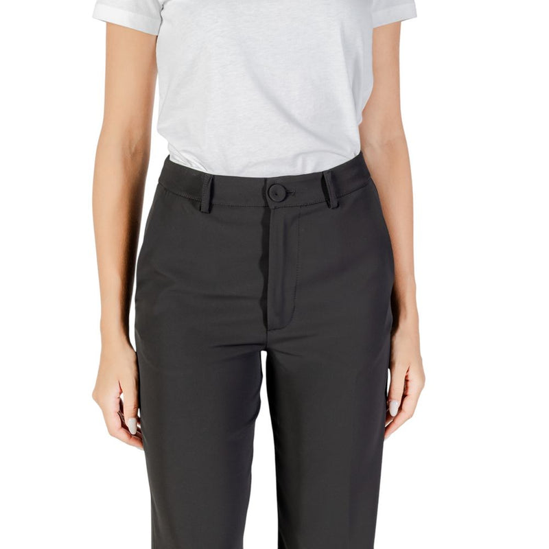 Rinascimento CFC0124990003 Black Casual Pants for Women