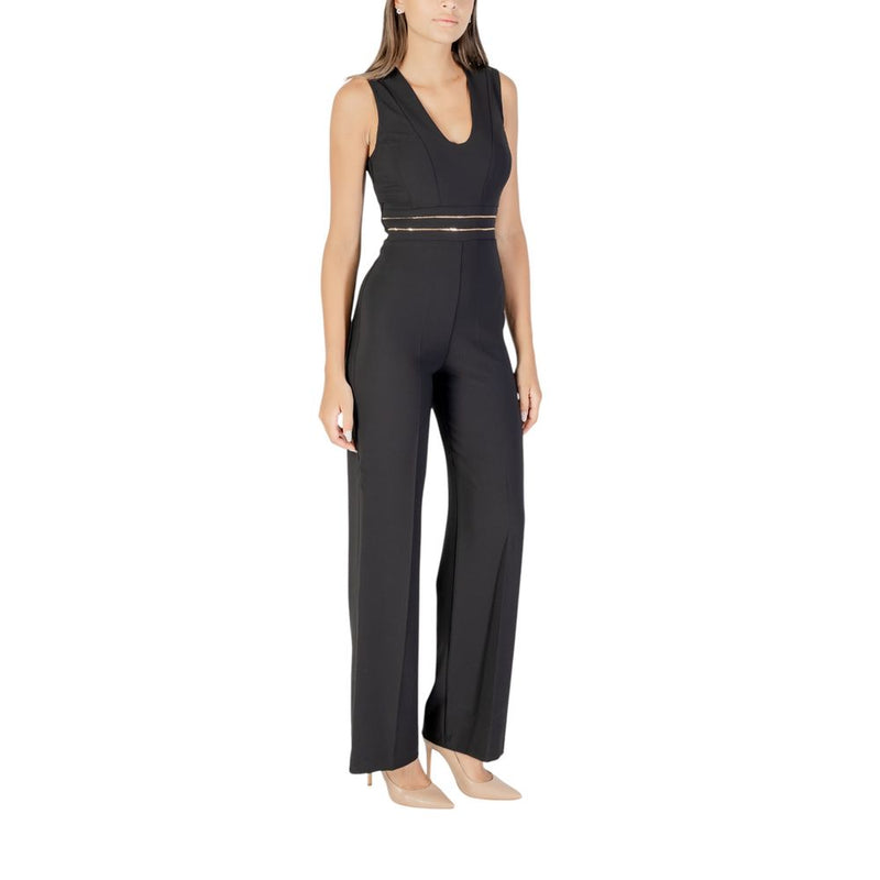 Rinascimento CFC0125078003 Jumpsuit Noir en Polyester pour Femmes