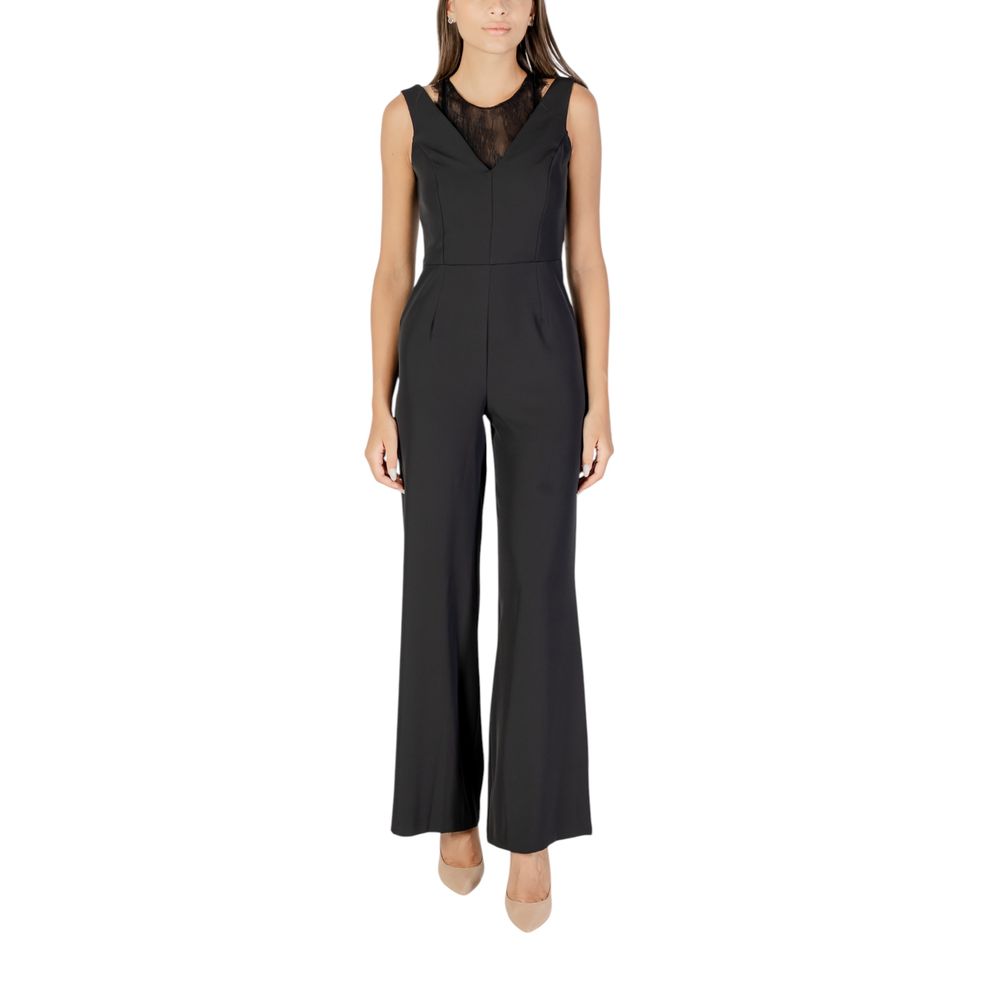 Rinascimento CFC0125005003 Black Polyester Jumpsuit for Women