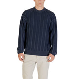 Sweat-shirt en coton bleu Hugo Boss