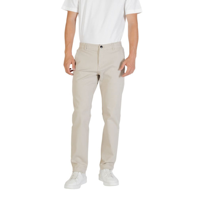 Hugo Boss Beige Polyester Casual Broek
