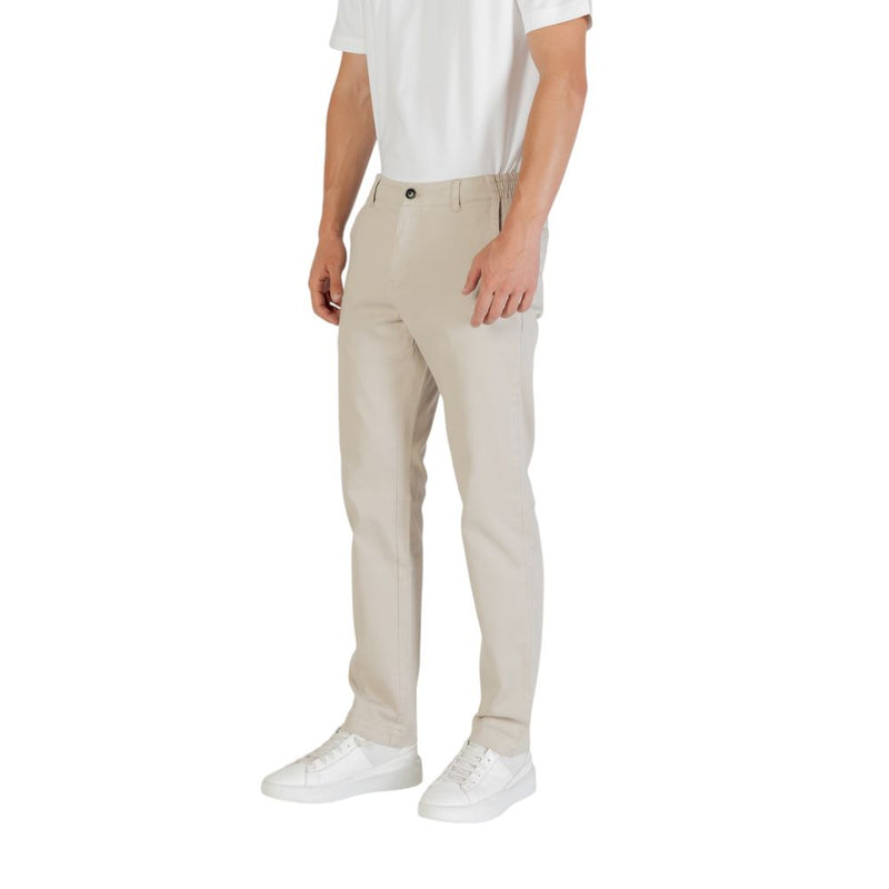 Hugo Boss Beige Polyester Casual Broek