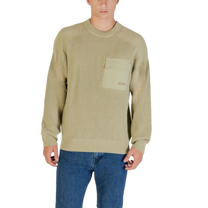 Hugo Boss Groene Katoenen Sweatshirt