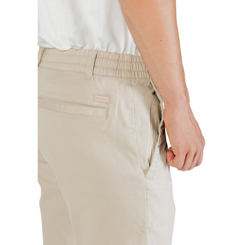 Hugo Boss Beige Polyester Casual Broek